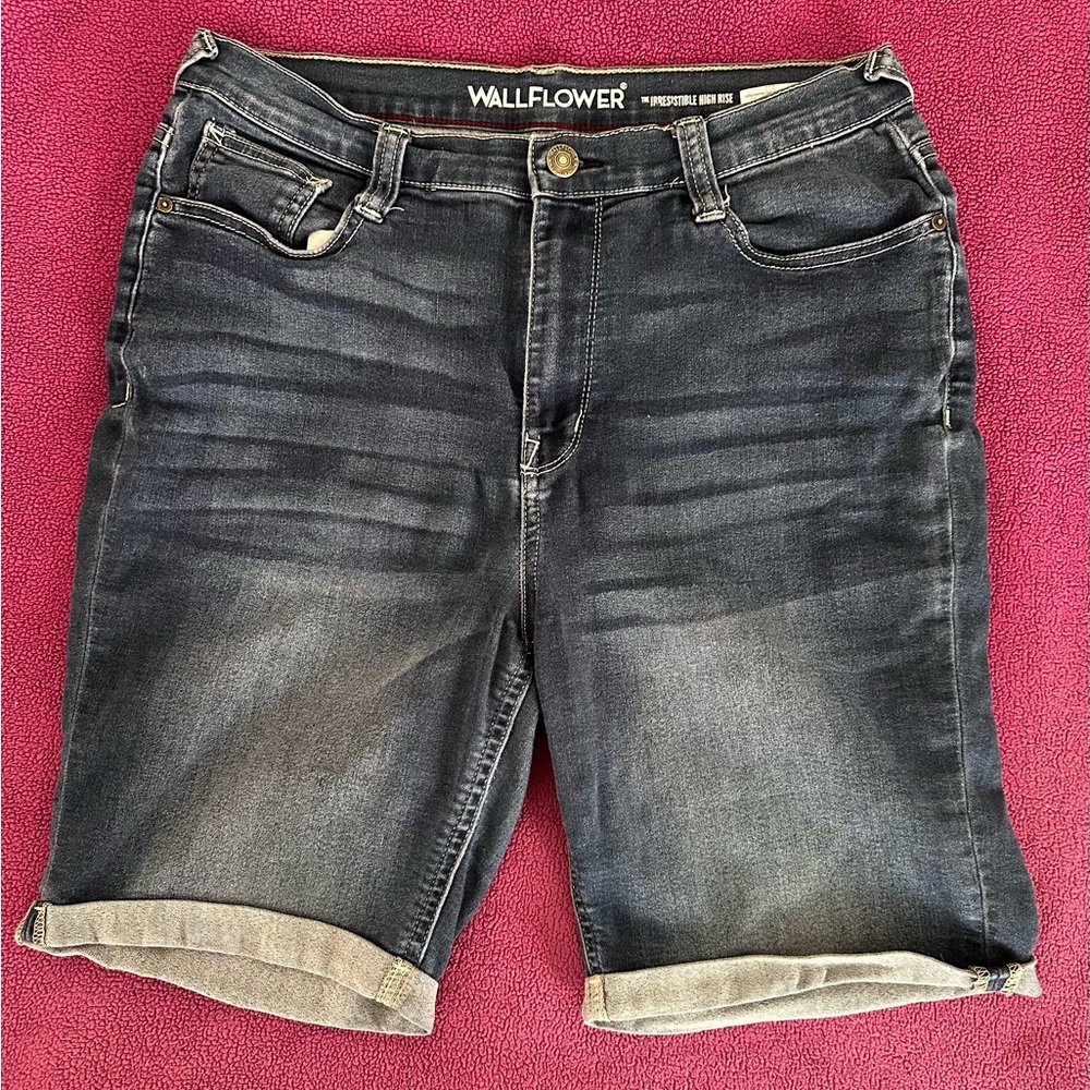 Wallflower Women’s Denim Shorts - Blue